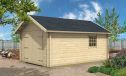 Garage Savoie | Satteldach | Doppelflügeltür | Wandstärke 70 mm | 360x540cm