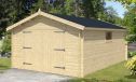 Garage Grand Limousin | Satteldach | Doppelflügeltür | Wandstärke 34mm | 380x560cm