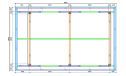 Einzelcarport Ononis | Flachdach | aus Douglasienholz | 380x620cm