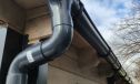 PVC Dachrinne für Pultdach oder Flachdach bis 700cm NW125