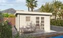 Gartenhaus Marseille 9 | Flachdach | 44mm | 390x240cm