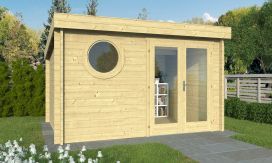 Gartenhaus Carquefou B | 360x275 cm | Pultdach | Wandstärke 44 mm