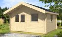 Gartenhaus Aurillac 440 x 440 x 297 cm + Schleppdach 78 cm | Satteldach | Wandstärke 34/70/34mm