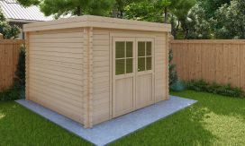 Gartenhaus Jonzac 9 | Flachdach | 28mm | 280x280cm