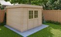 Gartenhaus Jonzac 9 | Flachdach | 28mm | 280x280cm