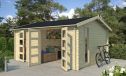 Gartenhaus Carroz | Satteldach| 28mm | 456x360 cm