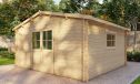 Gartenhaus Marmande 18 | Satteldach | 28mm | 432x382cm