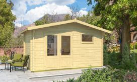 Gartenhaus Exterieur Dream 9 | 428 x 230 cm | Satteldach | Wandstärke 44mm