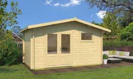 Gartenhaus  Exterieur Dream 11 | 428 x 270 cm |  Satteldach | Wandstärke 44mm
