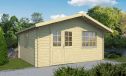 Gartenhaus Var 485 x 390 x 276 cm +  Schleppdach 60 cm | Satteldach | Wandstärke 44mm