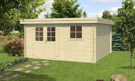 Gartenhaus Muret | Flachdach | 34mm | 390 x 390cm