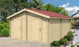 Gartenhaus Ouvrier 4 |Satteldach| 34mm | 410x410cm
