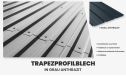 Trapezprofilblech in grau oder rot | Gartenhaus Barbados 3