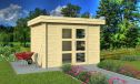 Gartenhaus Lyon 7 | Flachdach | Wandstärke 34mm | 278x238cm