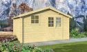 Gartenhaus Violette 11 | Satteldach | Wandstärke 34mm | 378x298cm