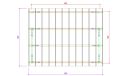 Doppelcarport Vincennes 27 | Holz-Nutzungsklasse 3 | Satteldak | Nordische Kiefer | 650x500cm