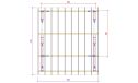 Doppelcarport Cholet 17 | Holz-Nutzungsklasse 3 | Satteldak | Nordische Kiefer | 557x500cm