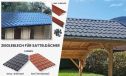 Ziegelblech | Erhältlich in 2 Farben | Einzelcarport Volcan 19