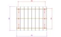 Einzelcarport Thionville 12 | Holz-Nutzungsklasse 2 | Satteldak | Nordische Kiefer | 350x450cm