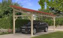 Einzelcarport Le Havre 18 | Holz-Nutzungsklasse 2 | Pultdach | Nordische Kiefer | 350x650cm