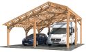 Wohnmobilcarport Oxalis | Satteldach | aus Douglasienholz | 730x876cm