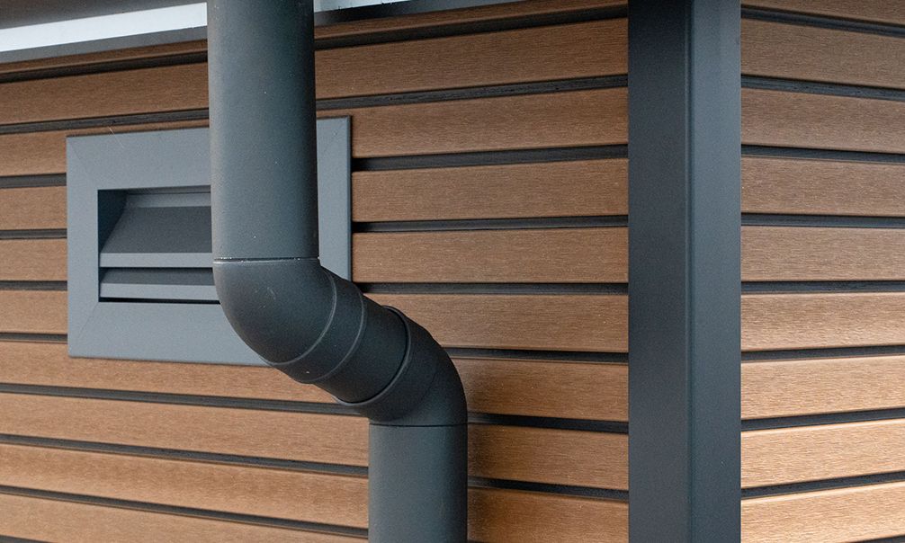 WPC-Gartenhaus ROMANS | Pultdach | Wandstärke 28mm | 223X223cm