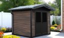 WPC-Gartenhaus LANS | Satteldach | Wandstärke 28mm | 223X223cm