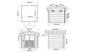 WPC-Gartenhaus LEONCEL | Satteldach | Wandstärke 28mm | 223X223cm
