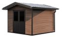 WPC-Gartenhaus VASSIEUX | Satteldach | Wandstärke 28mm | 290x290cm