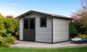 WPC-Gartenhaus MATALA | Satteldach | Wandstärke 28mm |  370x290cm