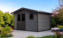 WPC-Gartenhaus MATALA | Satteldach | Wandstärke 28mm |  370x290cm