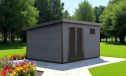 WPC-Gartenhaus STRASBOURG | Pultdach | Wandstärke 28mm | 400x300cm
