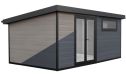 WPC-Gartenhaus CALAIS | Pultdach | Wandstärke 28mm | 500x300cm