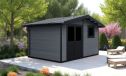 WPC-Gartenhaus MONTREUIL | Satteldach | Wandstärke 28mm |  394x290cm