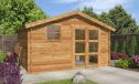 Gartenhaus Balistra 9 | KDI | Satteldach | Wandstärke 34mm | 390x240cm