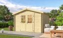Gartenhaus Lucy aus Naturholz, 34 mm, 8,13 m² Innenfläche