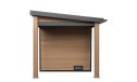 WPC Gartenhaus NOSELLE mit Anbau, 3,50 × 2,60 m, 4,70 m² Innenfläche