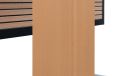 WPC Gartenhaus NOSELLE mit Anbau, 3,50 × 2,60 m, 4,70 m² Innenfläche