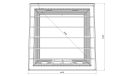 WPC-Gartenhaus DUSSELDORF | Pultdach | Wandstärke 28mm | Anthrazit | 14m2 Innenfläche