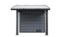 WPC Gartenhaus STUTTGART mit Anbau, 4.00 x2.84m, 4,70 m² Innenfläche