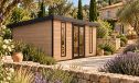 WPC-Gartenhaus ARGENTEUIL | Pultdach | Wandstärke 28mm | 542x290cm