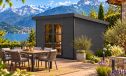WPC-Gartenhaus RENCUREL | Pultdach | Wandstärke 28mm | 290x290cm