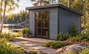 WPC-Gartenhaus ZAKROS | Pultdach | Wandstärke 28mm | 290x290cm