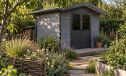 WPC-Gartenhaus FODELE | Satteldach | Wandstärke 28mm |  290x290cm