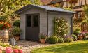 WPC-Gartenhaus YVELINES | Satteldach | Wandstärke 28mm | 290x290cm