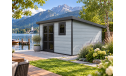 WPC-Gartenhaus FIRA | Pultdach | Wandstärke 28mm | 370x290cm