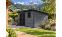 WPC-Gartenhaus FIRA | Pultdach | Wandstärke 28mm | 370x290cm