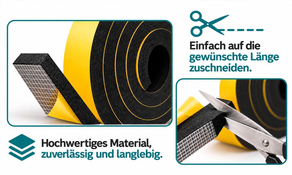 Kompriband – Dichtband für den Sockel, 10 m