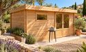 Gartenhaus Roanne 16 | Wandstärke 28mm | 430x330cm