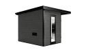 WPC-Gartenhaus MUNICH | Anthrazit | Pultdach | Wandstärke 28mm | 300x300cm